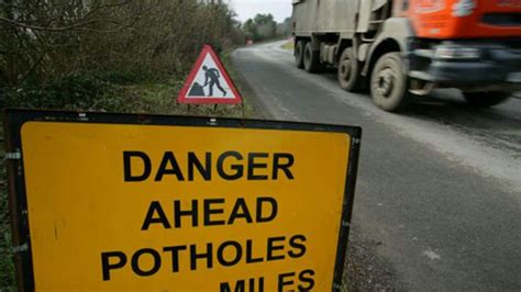 Potholes One Every Mile On Britains Roads Uk News Sky News