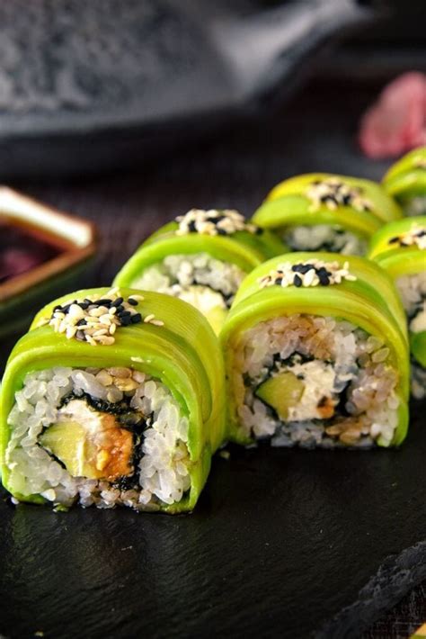 20 Easy Vegetarian Sushi Recipes - Insanely Good