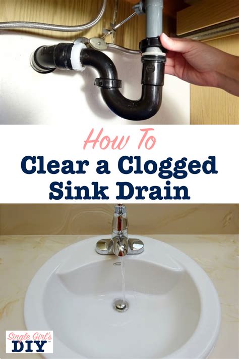 There's no way i could do this. How to Clear a Clogged Sink Drain | Single Girl's DIY