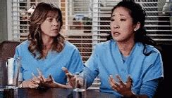 Cristina Yang Meredith Grey GIF Cristina Yang Meredith Grey Hold