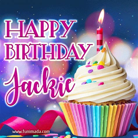 Happy Birthday Jackie Lovely Animated 