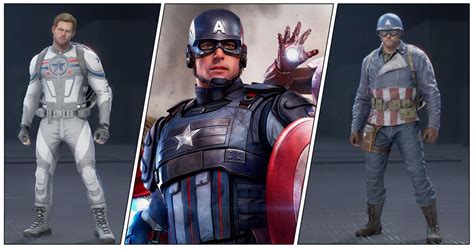 Marvels Avengers The 10 Best Captain America Outfits In