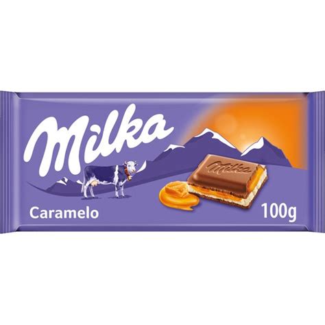 Chocolate Con Leche Relleno De Caramelo Tableta 100 G · Milka · Supermercado El Corte Inglés