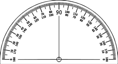 Printable Protractor World Of Printables Printable Protractor Images