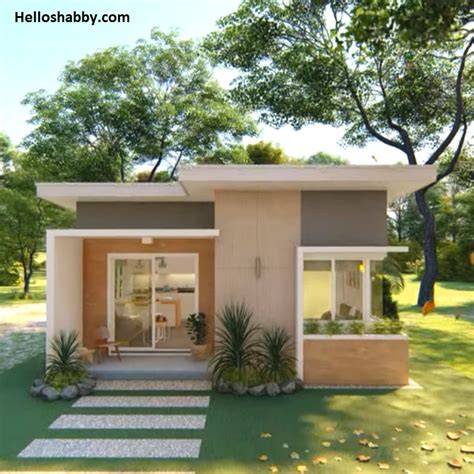 Modern Tiny House Design With Porch Sqm Helloshabby Com Interior And Exterior Solutions