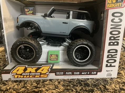 Bright 2021 Ford Bronco 1 10 Scale Gray Rc Remote Control Truck Only