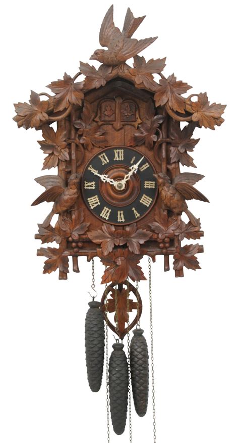 Lot Black Forest Carved Cuckoo Clock