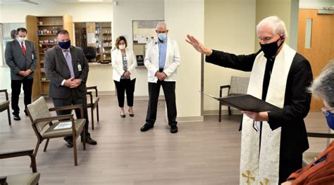 Bishop Blesses Wheeling Hospital Urgent Care Center Inside Stone Center