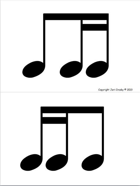 Rules For Beaming Eighth Notes Clipart