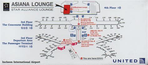 Incheon Airport Map Asiana
