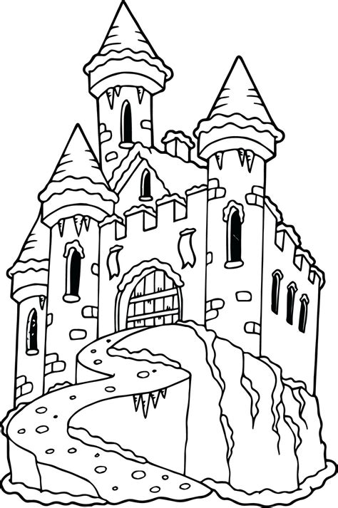 Castles Coloring Pages Learny Kids