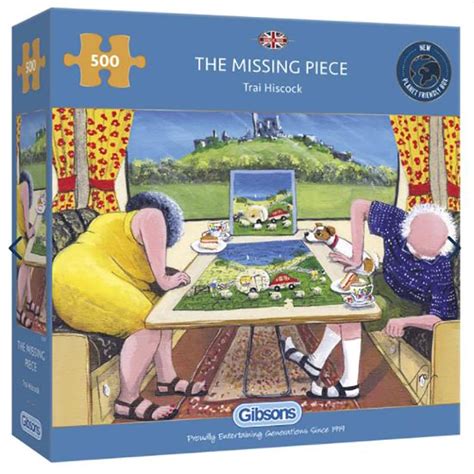 Gibsons The Missing Piece 500 Piece Jigsaw Puzzle Adult Puzzle