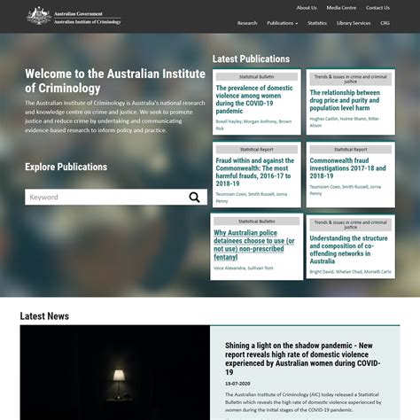 Australian Institute Of Criminology Govcms