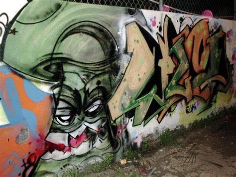 The most raging debate about street art always has been, is graffiti art or vandalism? Mushroom weed graffiti by MR by MRYG13 on DeviantArt