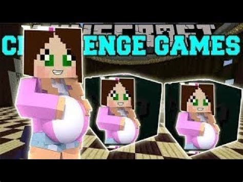 Popularmmos Pat And Jen Minecraft Pregnant Jen Challenge Games Lucky Block Mod Modded Mini Game