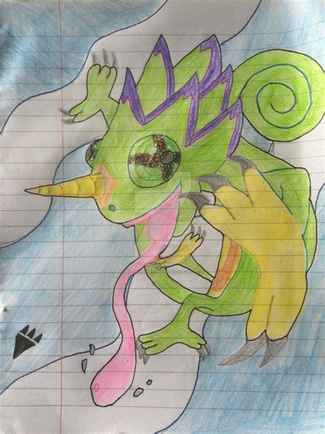 Crazy Chameleon Colour Practice! by gingernorton on DeviantArt