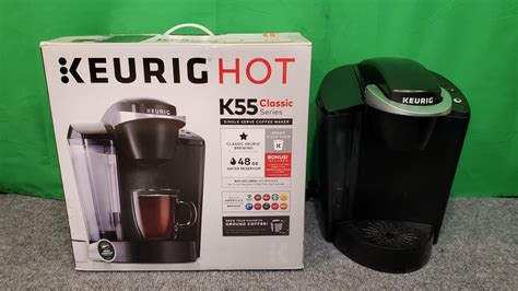 Keurig K Classic K55 Single Serve Programmable K Cup Pod Coffee Maker Black Very Good Sooner