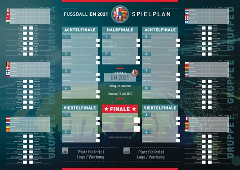 Der aktuelle spielplan der europameisterschaft 2021. Fußball Wm Em 2021 Spielplan / Em2021 Pocketplaner Als ...