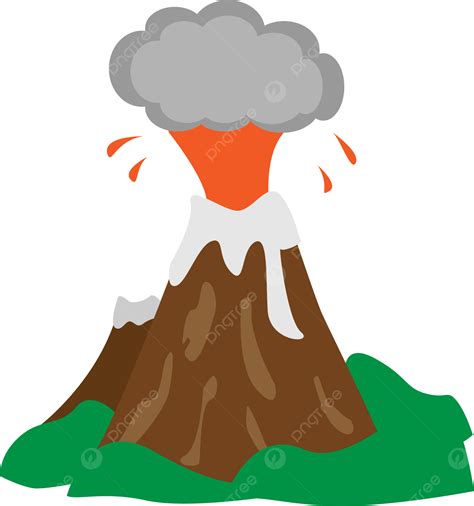 Humo De Erupción Volcánica Png Imágenes Prediseñadas De Volcán