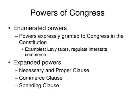 Ppt Us Congress Structure And Powers Powerpoint Presentation Free