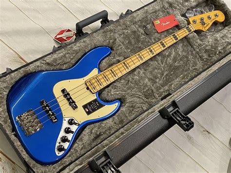 The New Fender American Ultra Jazz Bass In Cobra Blue Absolutely