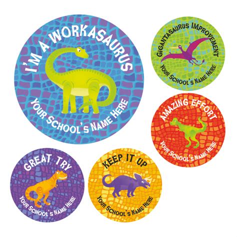 Dinosaur Reward Stickers Reward Stickers School Stickers Teacher