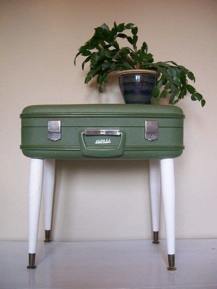Upcycled Vintage Suitcase Sideend Table By Etsy Designer