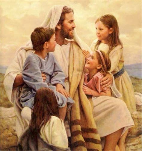 Christ With Children Pictures Of Jesus Christ Jesus Pictures Lds Art
