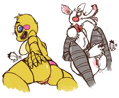 Rule 34 Animatronic Anus Ass Bow Tie Canine Duo Female Five Nights At