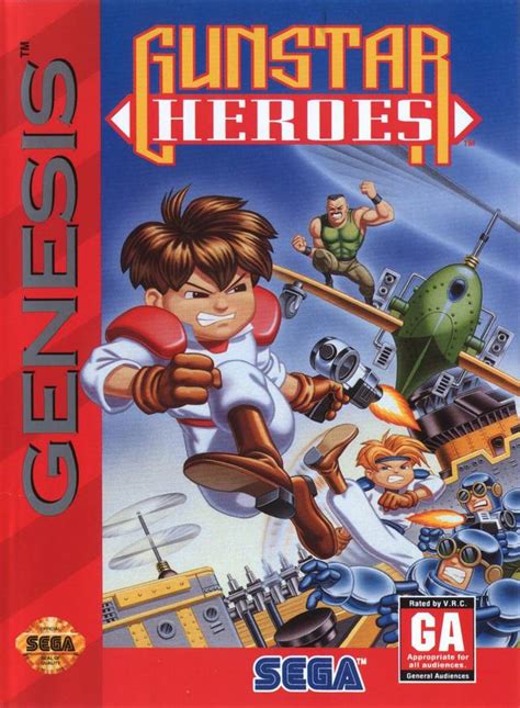 Gunstar Heroes Sega Genesis