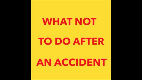What Not To Do After An Accident Jacob Emrani Personal Injury Faqs