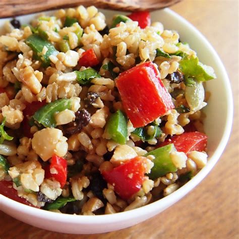 Quick Rice Salad Easy Recipes Kitchen Recipe Rice Salad Healthy