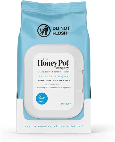 The Honey Pot Company Feminine Wipes Sensitive 30 Count Buy Online At Best Price In Ksa