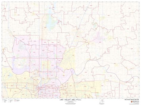 Clay County Mo Zip Code Map
