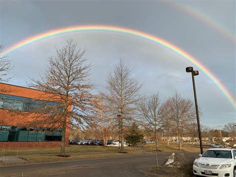 Double Rainbow Seen By Many Mass Residents This Morning The Boston Globe