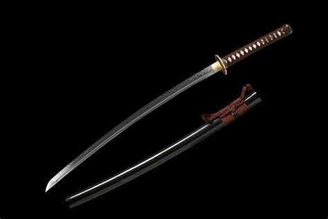 Katana Japanese Samurai Sharp Functional Sword Clay Tempered Folded T