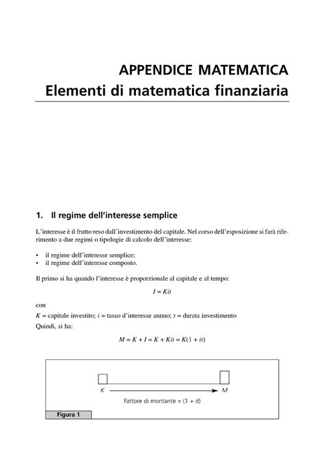 Dispensa Matematica Finanziaria Figura 1 APPENDICE MATEMATICA