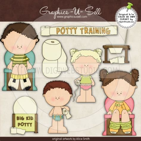 Potty Training Clip Art N24 Free Image Download