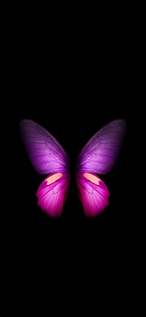 Butterfly Galaxy Fold Black Live Wallpaper Wallpapers Central