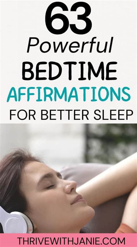 63 Powerful Calming Bedtime Affirmations For Restful Sleep Thrive