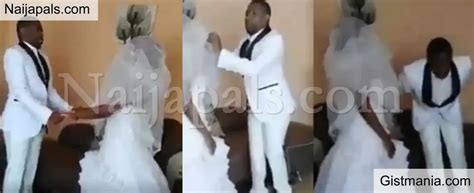 Video Groom Burst Into Tears And Started Kabashing After He Was Asked To Kiss His Bride Gistmania