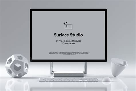 Psd Surface Studio Mockup Showcase Psd Mock Up Templates Pixeden