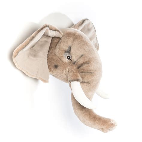 The most common elephant decor kids material is cotton. Kids Elephant Plush Animal Head Wall Decor - Wild & Soft ...