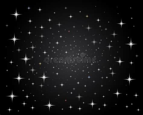 Sparkling Bright Stars Night Sky Stock Photography Image 10252322