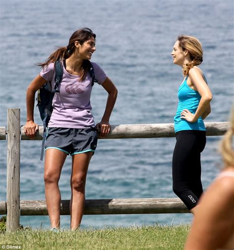 Pia Miller Resembles A Schoolgirl As She Strolls Around Home And Away