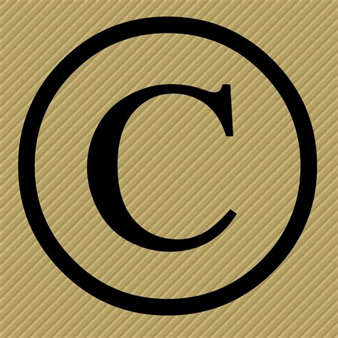 Copyright Symbol C Free Stock Photo Public Domain Pictures