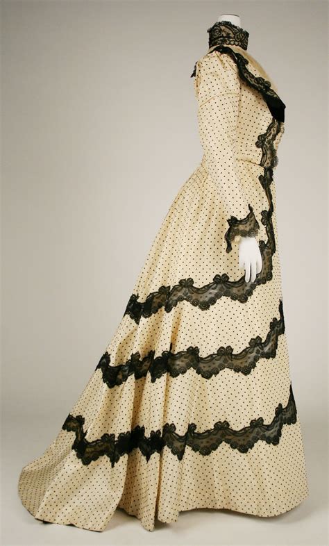 Afternoon Dress 189798 Silk 1890s Fashion Edwardian Fashion Vintage