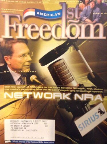 Americas 1st Freedom Magazine Launch Of Nranews August 2004
