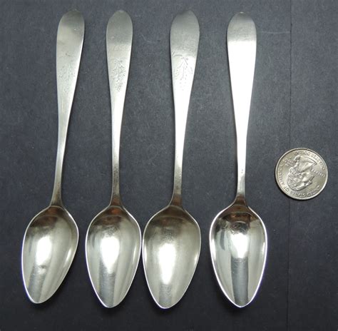 Set of Four Coin Silver Demitasse Spoons Marked OLSON? Help | Collectors Weekly