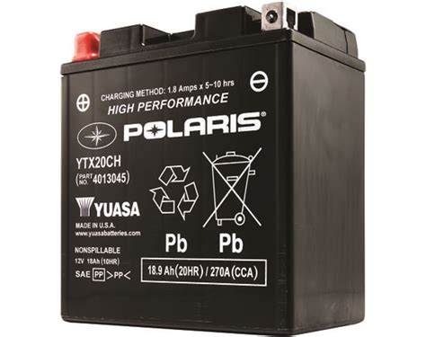 polaris engineered sealed battery  polaris